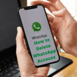 How to delete WhatsApp account?