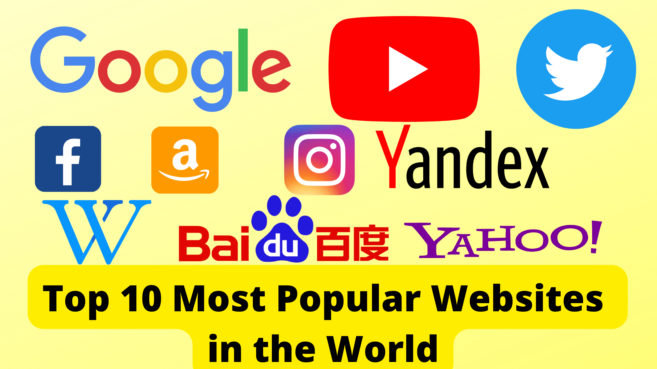 Top 10 Most Popular Websites in the World